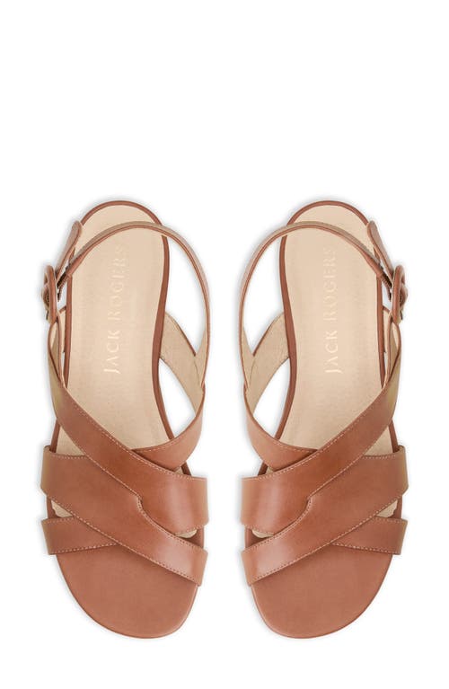 Jack Rogers Erin Slingback Sandal In Cognac