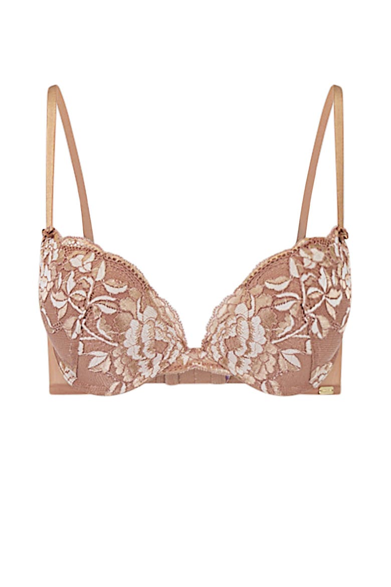 Jaya Push Up Plunge Bra, Alternate, color, Medium beige