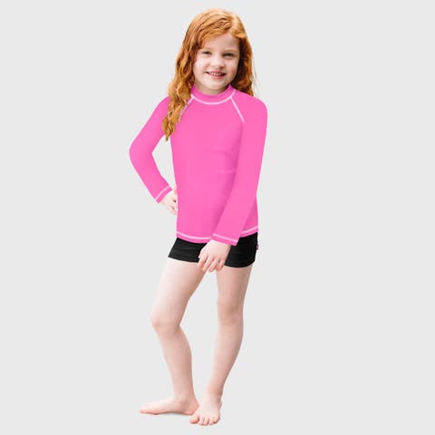 Girls UPF 50+ Long Sleeve Rashguard