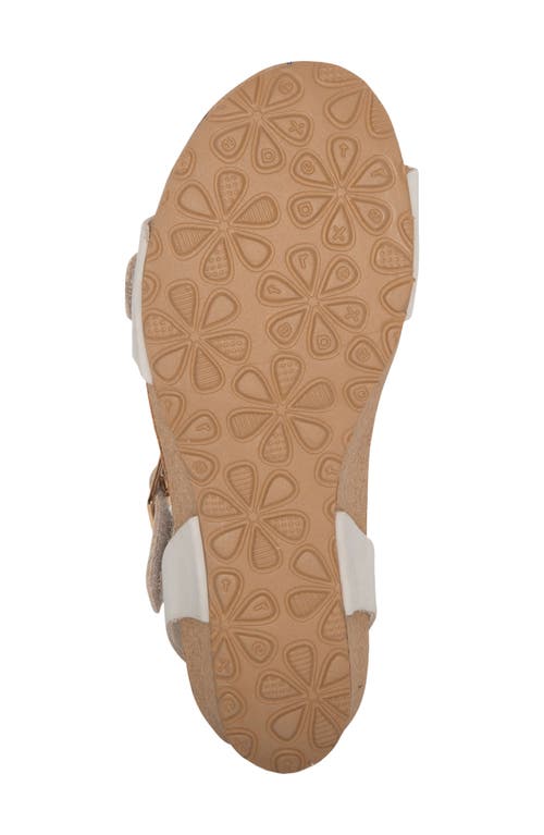 Aetrex Lexa Wedge Sandal In Neutral