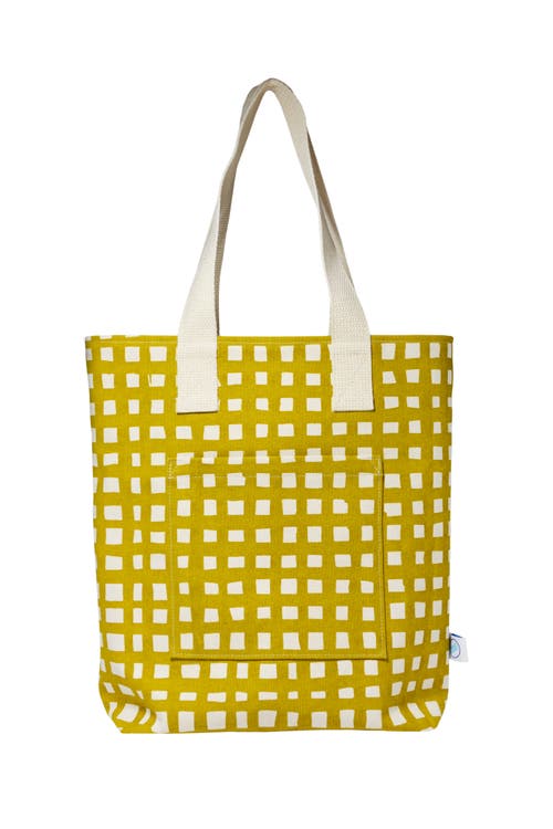 Dance Happy Grid Carry All Tote Bag in Golden Flax at Nordstrom
