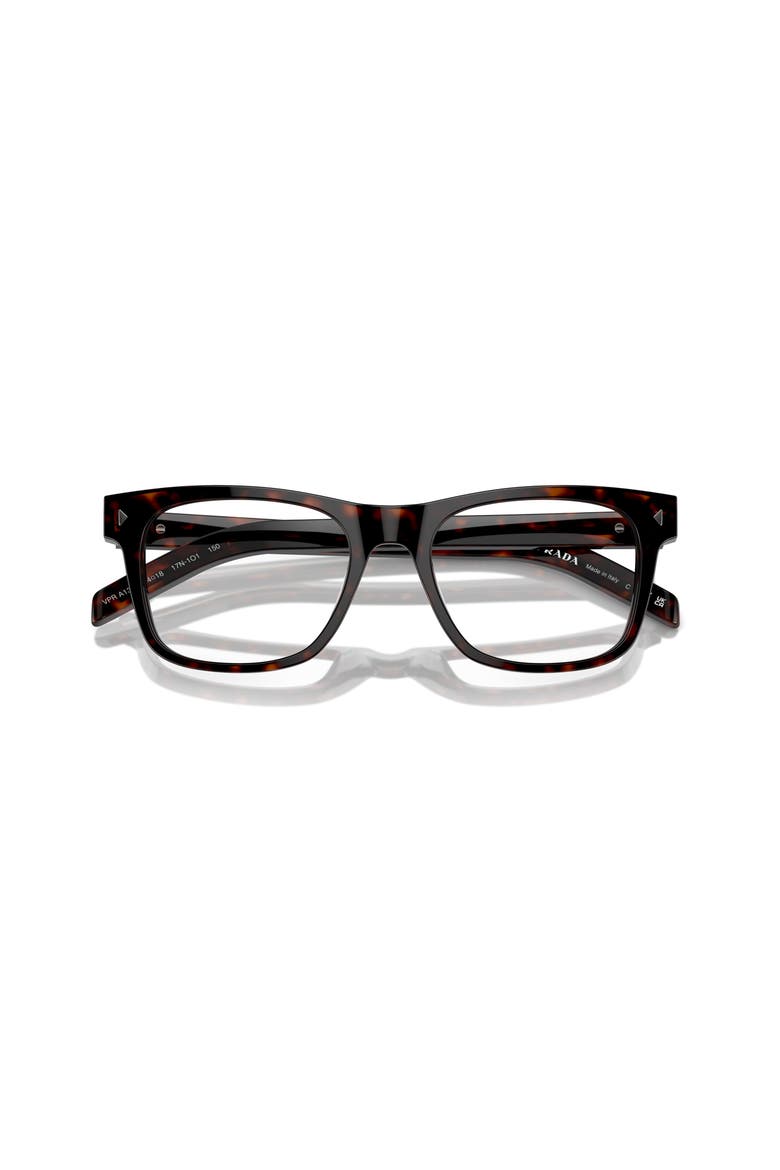 54mm Rectangle optical glasses, Alternate, color, Tortoise