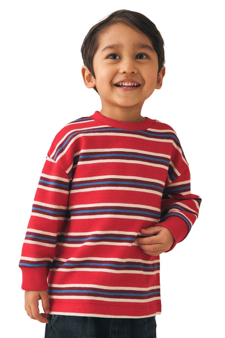 Kids' Stripe T-Shirt, Alternate, color, MULTI