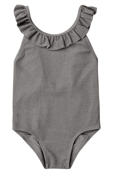 Arielle Ruffle Trim One-Piece Swimsuit (Baby)