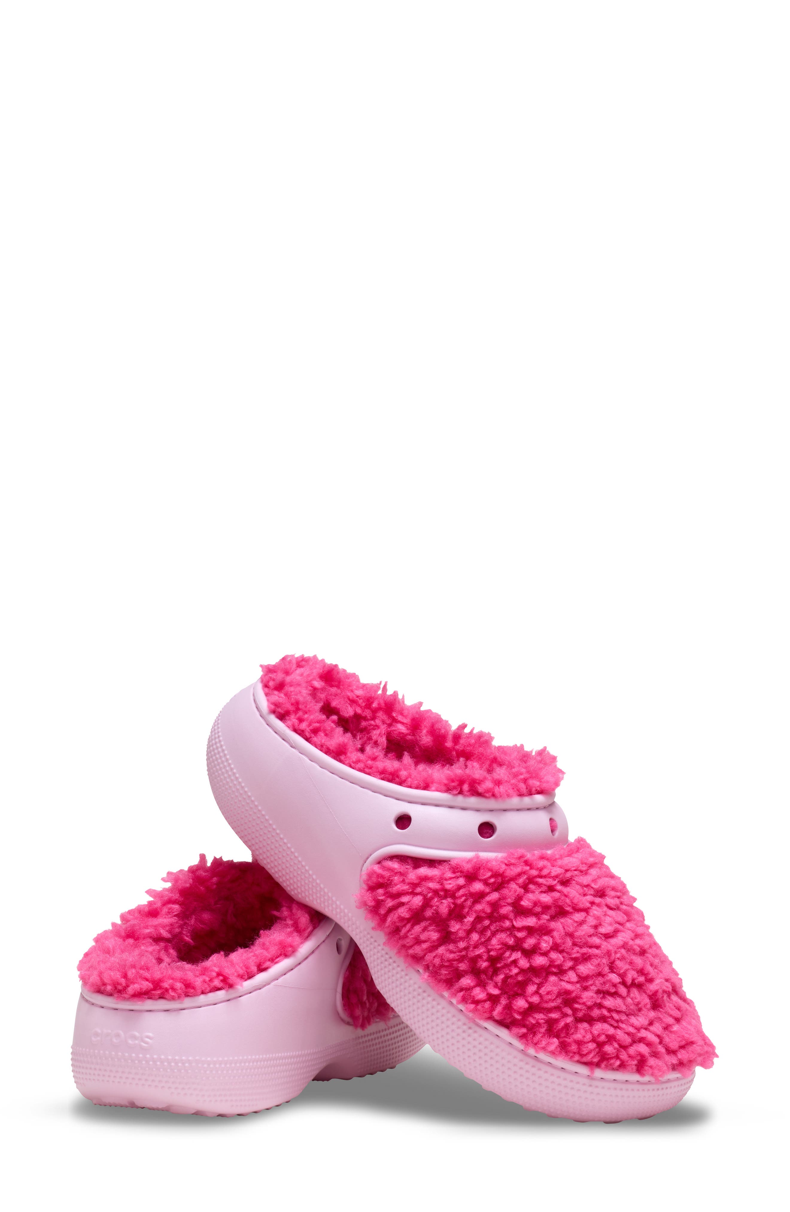 The Thing Faux Shearling Clog, Alternate, color, DRAGON FRUIT