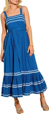 Friends Like These Rick Rack Trim Maxi Dress