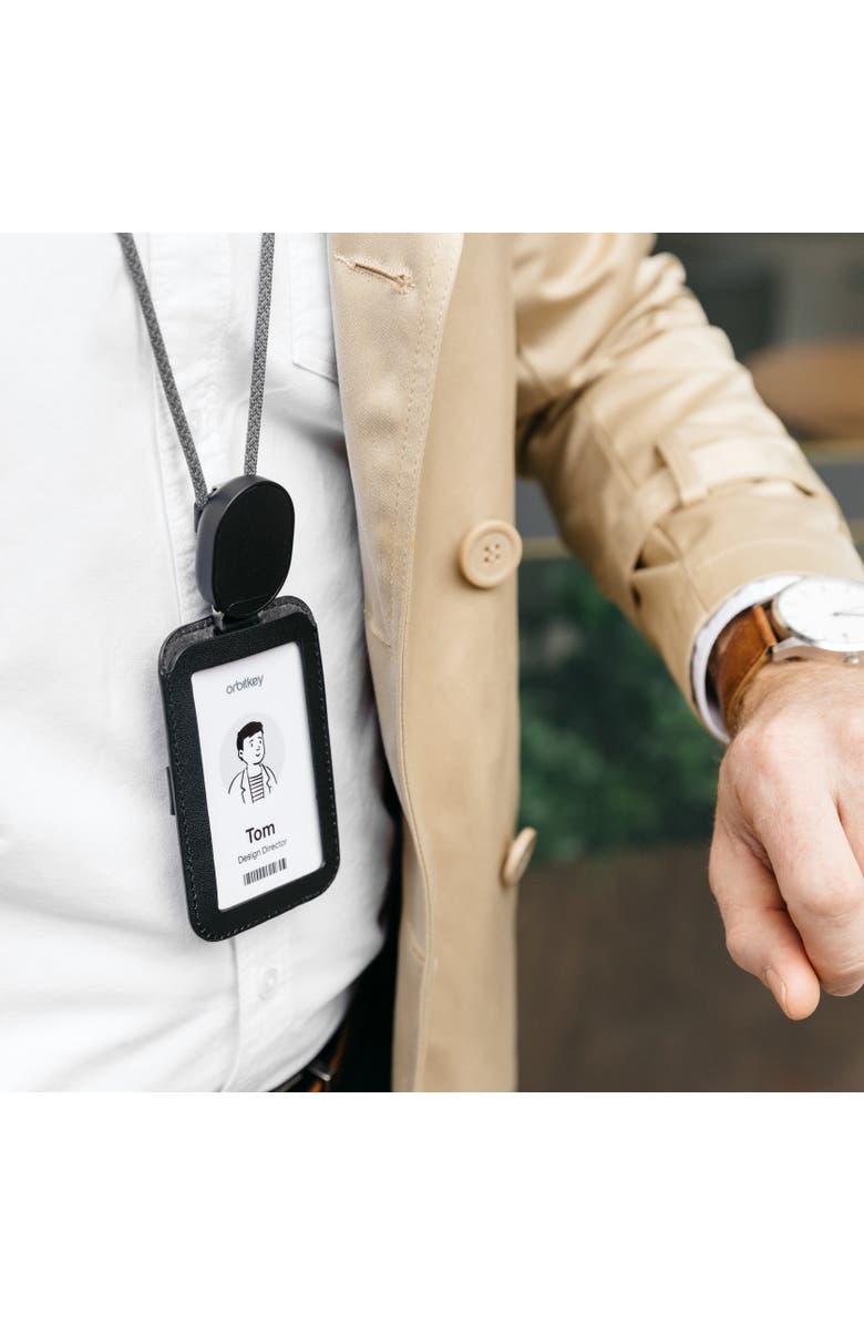 Orbitkey ID Card Holder Pro, Alternate, color, Black