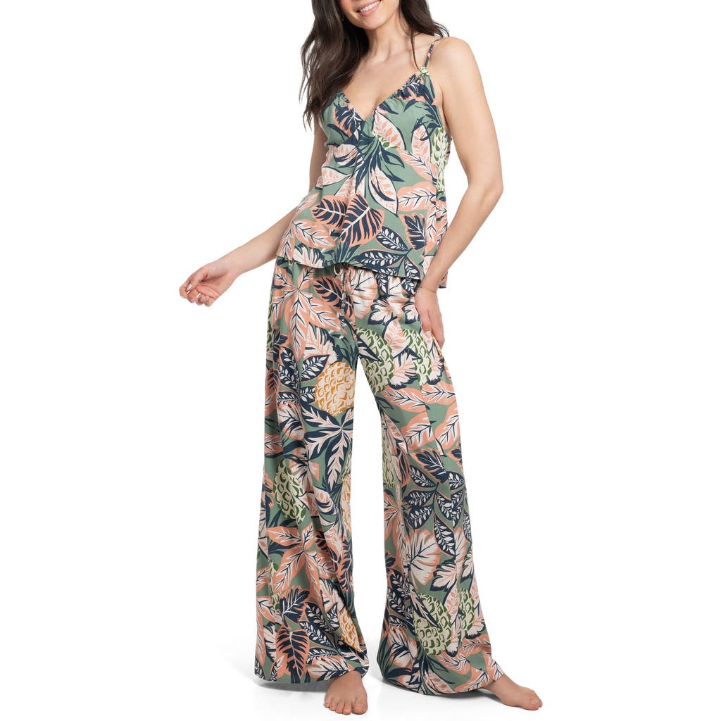 Midnight Bakery Print Pajamas in Green  product