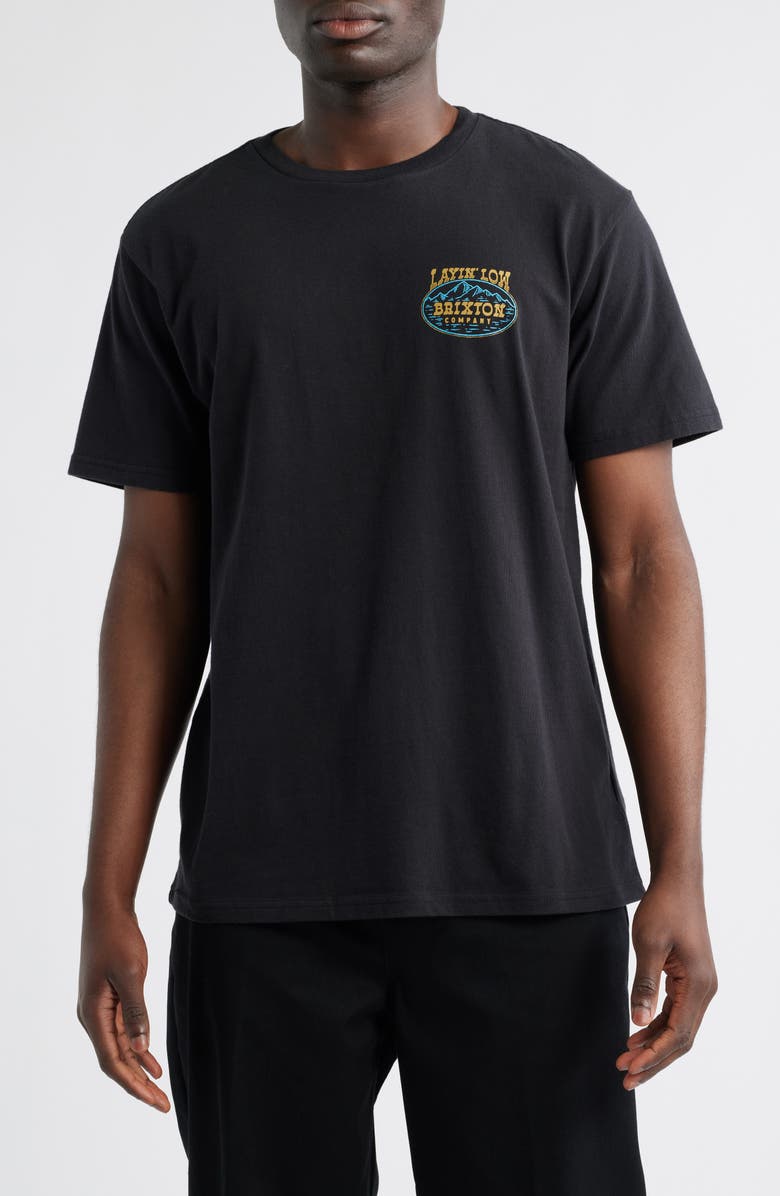 Brixton Layin' Low Cotton Graphic T-Shirt, Main, color, 