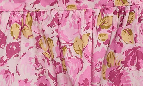 Motel Raffita Floral Cotton Poplin Miniskirt In Multi