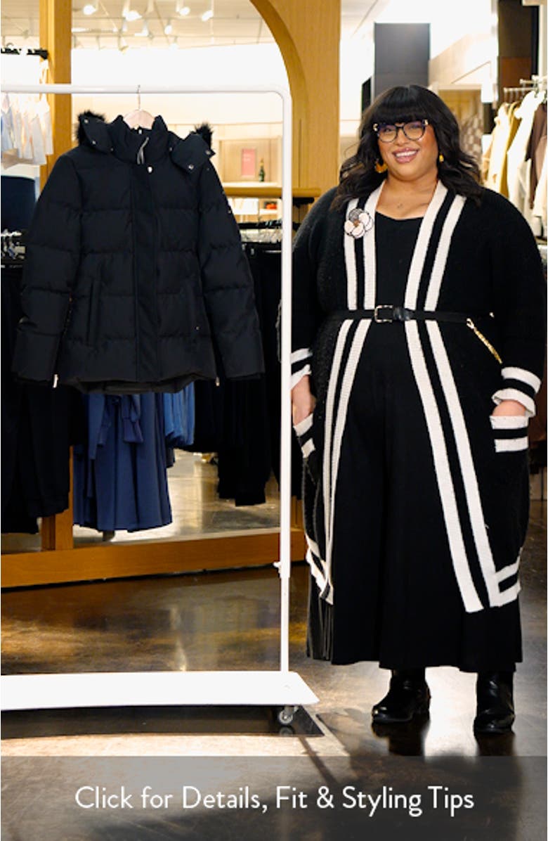 Cloud 3Q 800 Fill Power Down Puffer Jacket with Removable Genuine Shearling Trim, sales video thumbnail