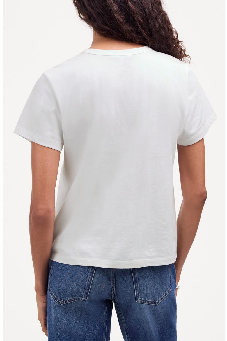 Perfect Crewneck T-Shirt, Alternate, color, EYELET WHITE