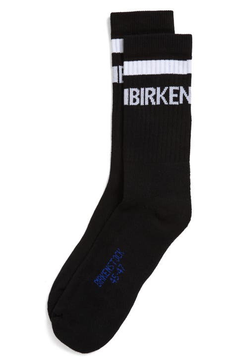 Stripe Logo Crew Socks