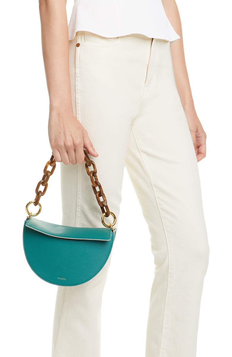 Yuzefi Doris Leather Shoulder Bag, Alternate, color,