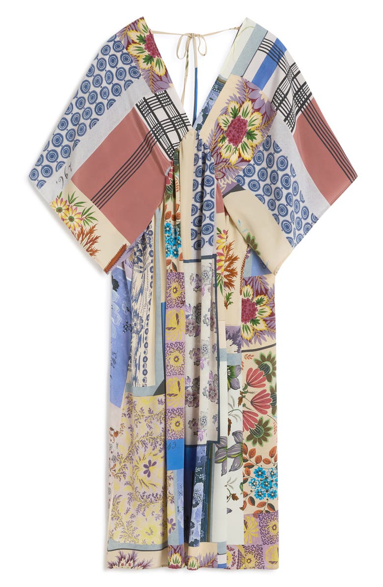 Weekend Max Mara Nome Print Silk Dress, Alternate, color, 