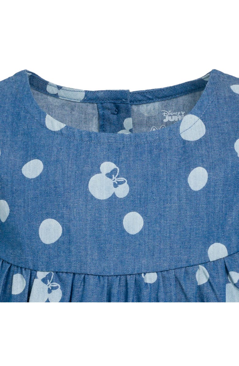 Disney Minnie Mouse Sleeveless Chambray Dress, Alternate, color, Blue