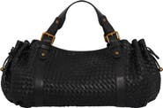 GERARD DAREL 24H Hand Braided Leather Handbag