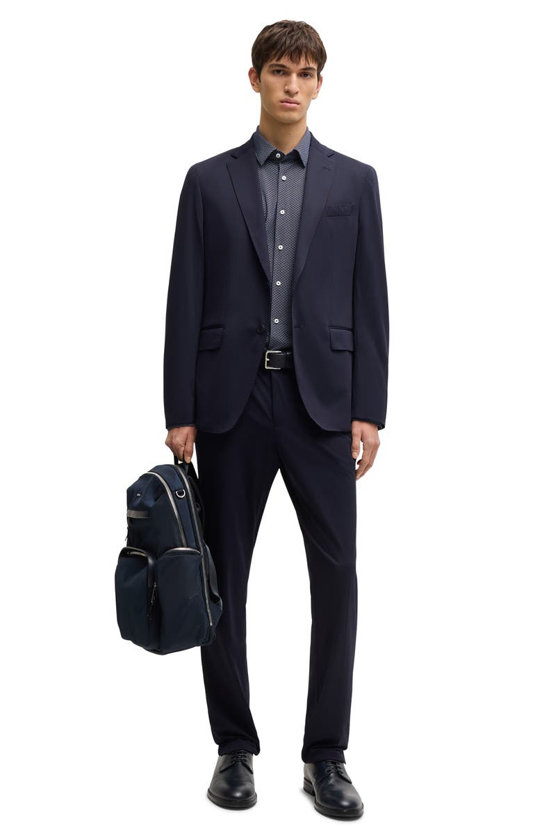 BOSS Hank Kent Slim Fit Performance Stretch Dress Shirt, Alternate, color, 