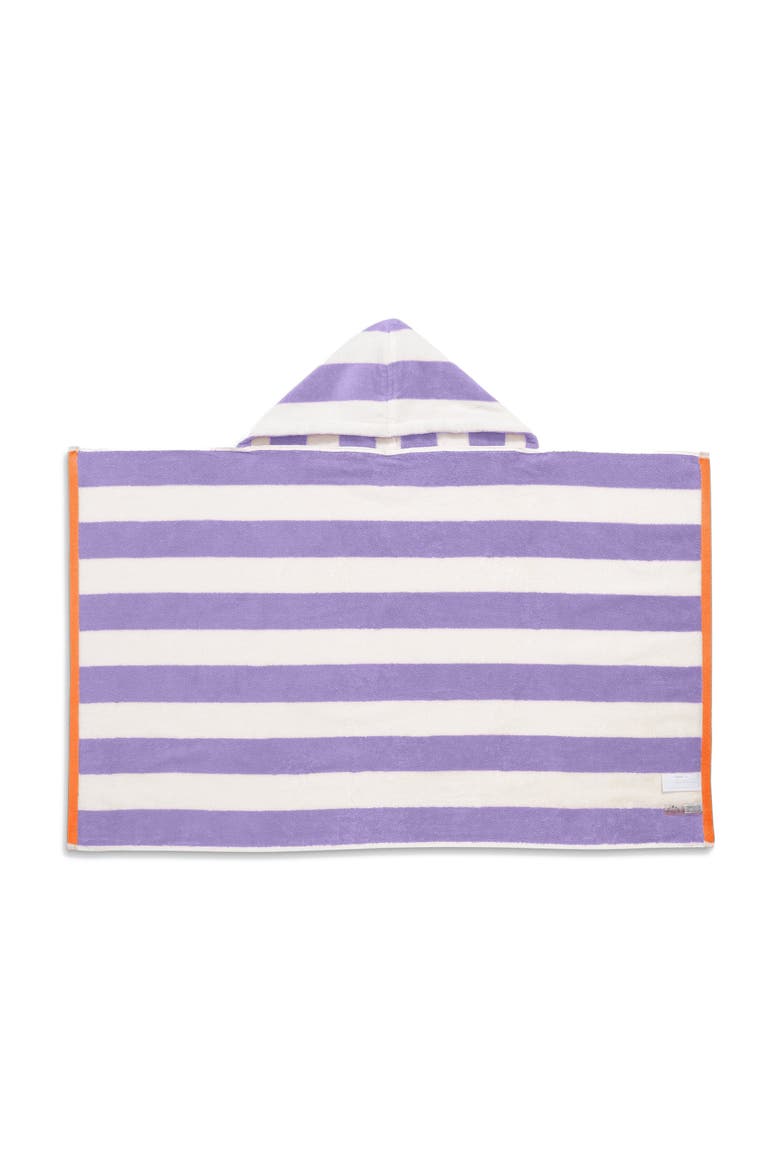 Kids Stripe Hoodie Towel, Main, color, Iris White Stripe