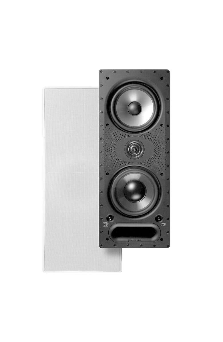Polk Audio 265-LS Vanishing In Wall 3 Way Speakers, Alternate, color, White