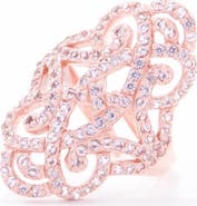Seven Saints Infinite Love Pave Adjustable Ring