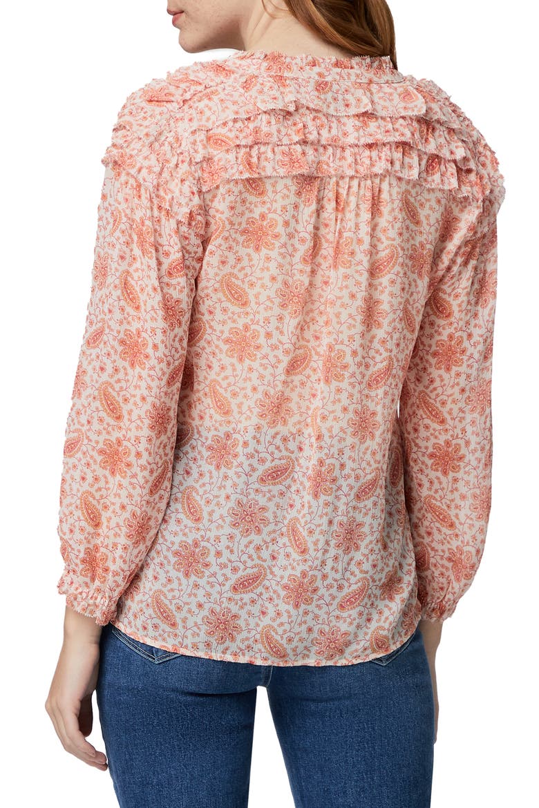 Margaret Silk Blouse, Alternate, color, ANPA/ORSHR