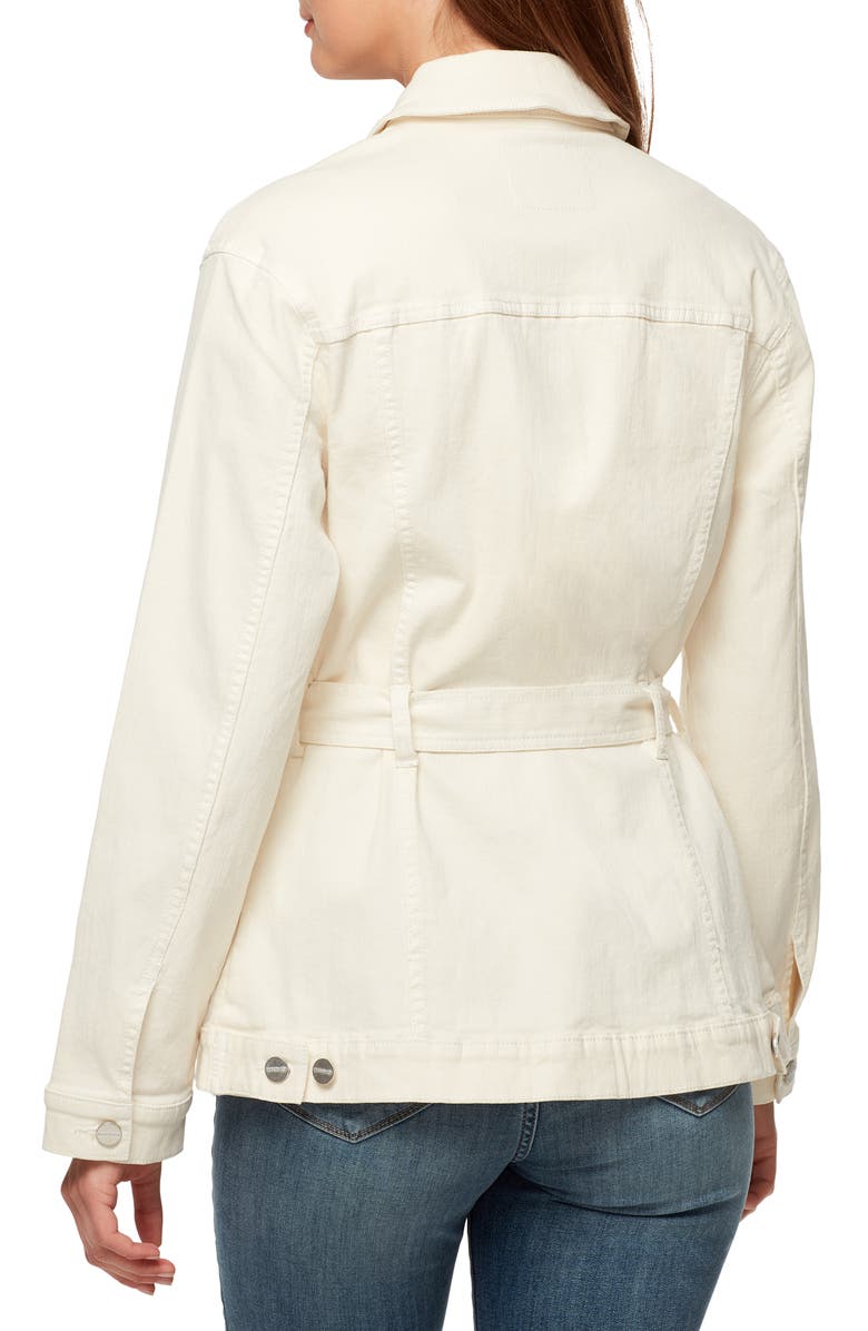 Sanctuary Jessa Tied Denim Trucker Jacket, Alternate, color, 