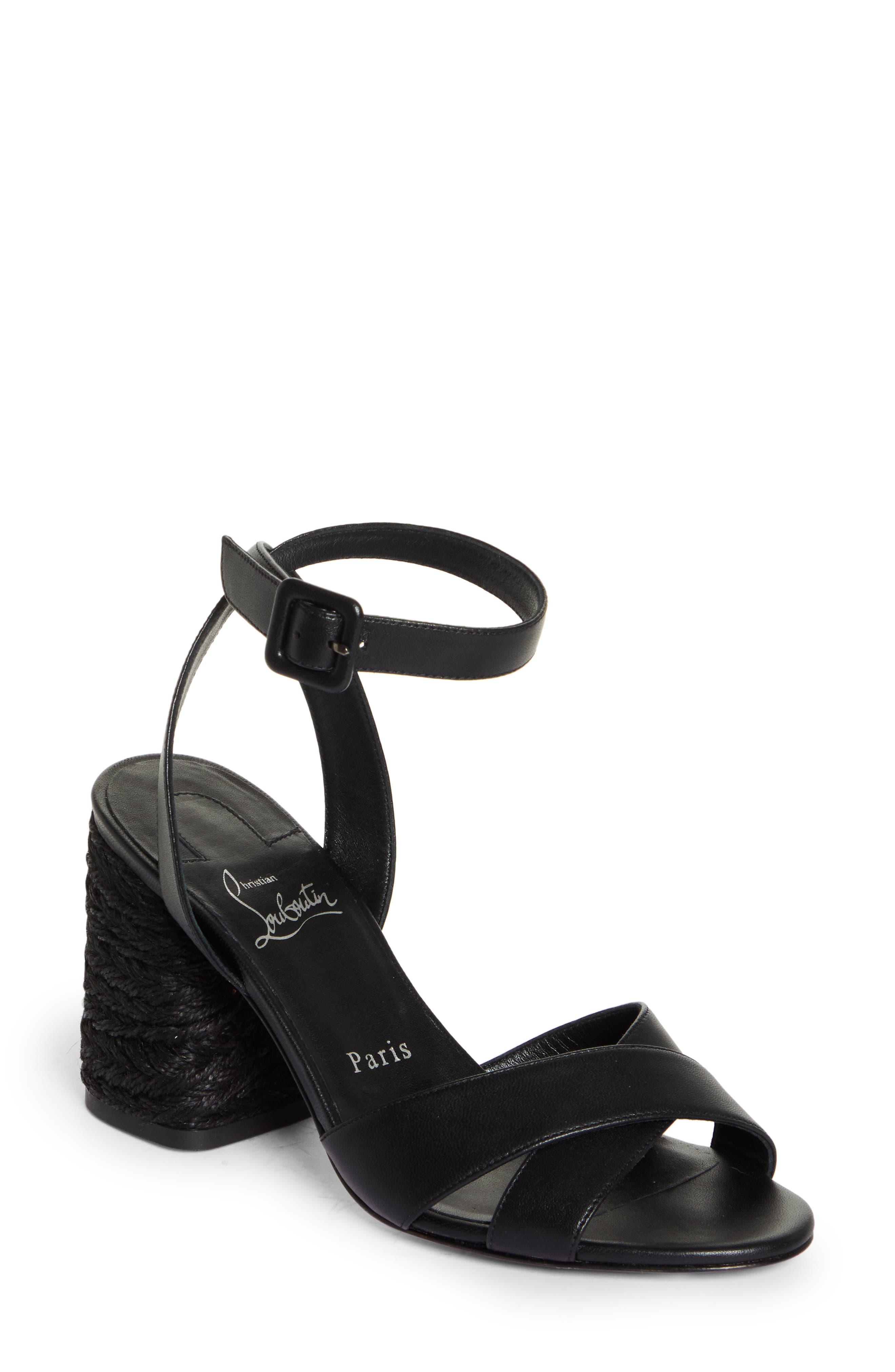 Christian Louboutin Mariza Block Heel Sandal, Main, color, 