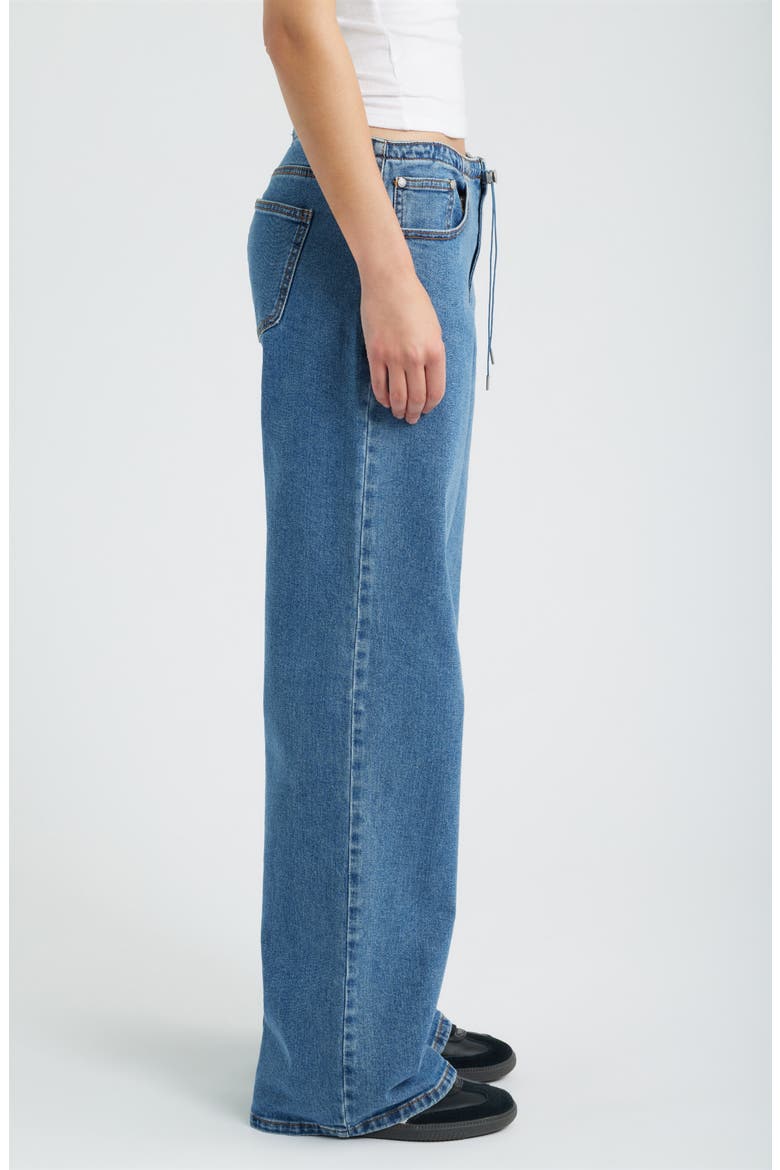 No Waistband Mid Rise Wide Leg Jeans, Alternate, color, WINNIPEG