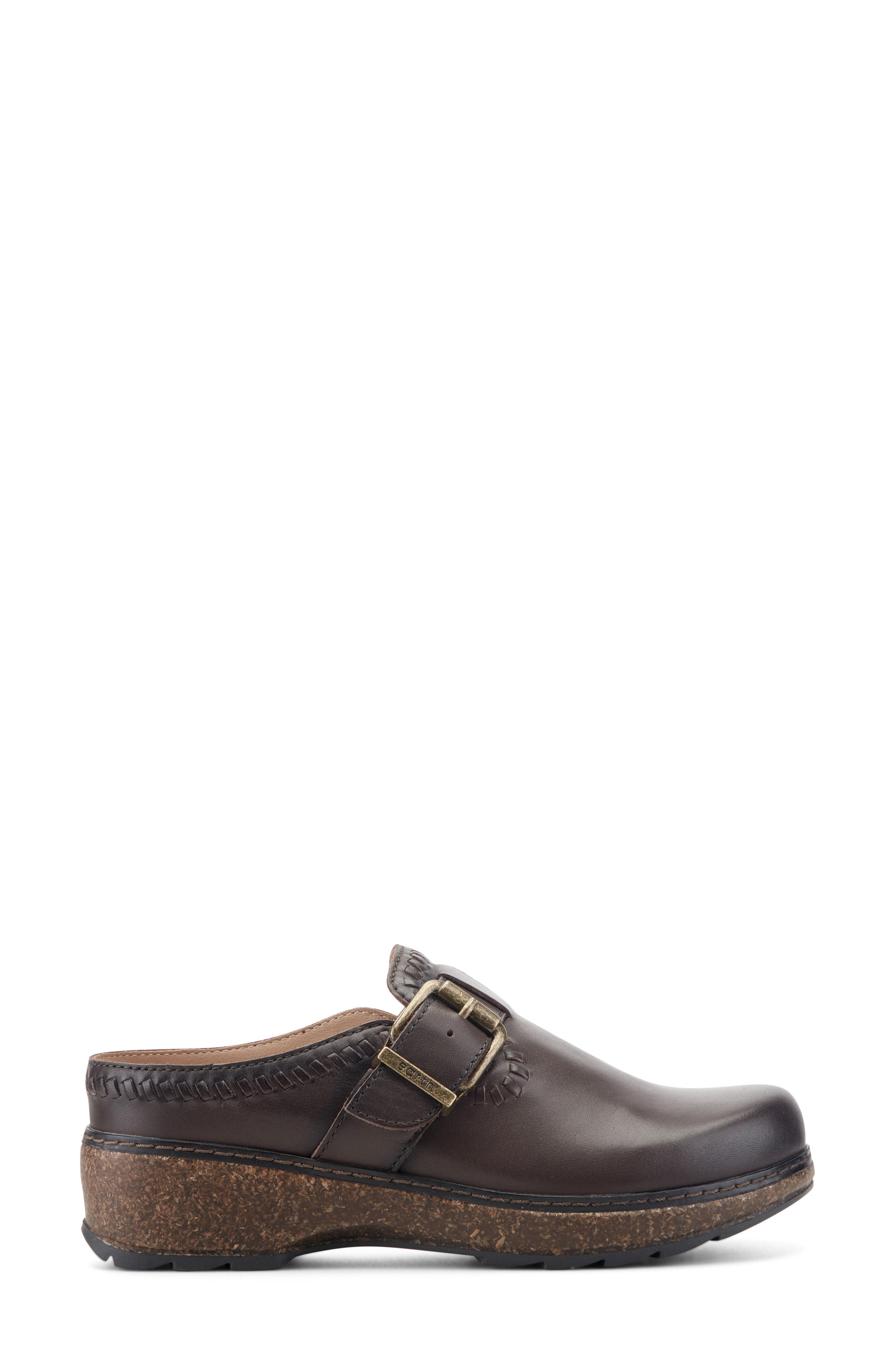 Kay Clog, Alternate, color, DARK BROWN