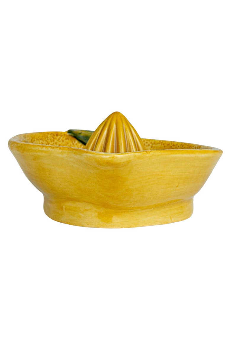 Countryside Citrus Stoneware Lemon Juicer, Multicolor, Alternate, color, Yellow