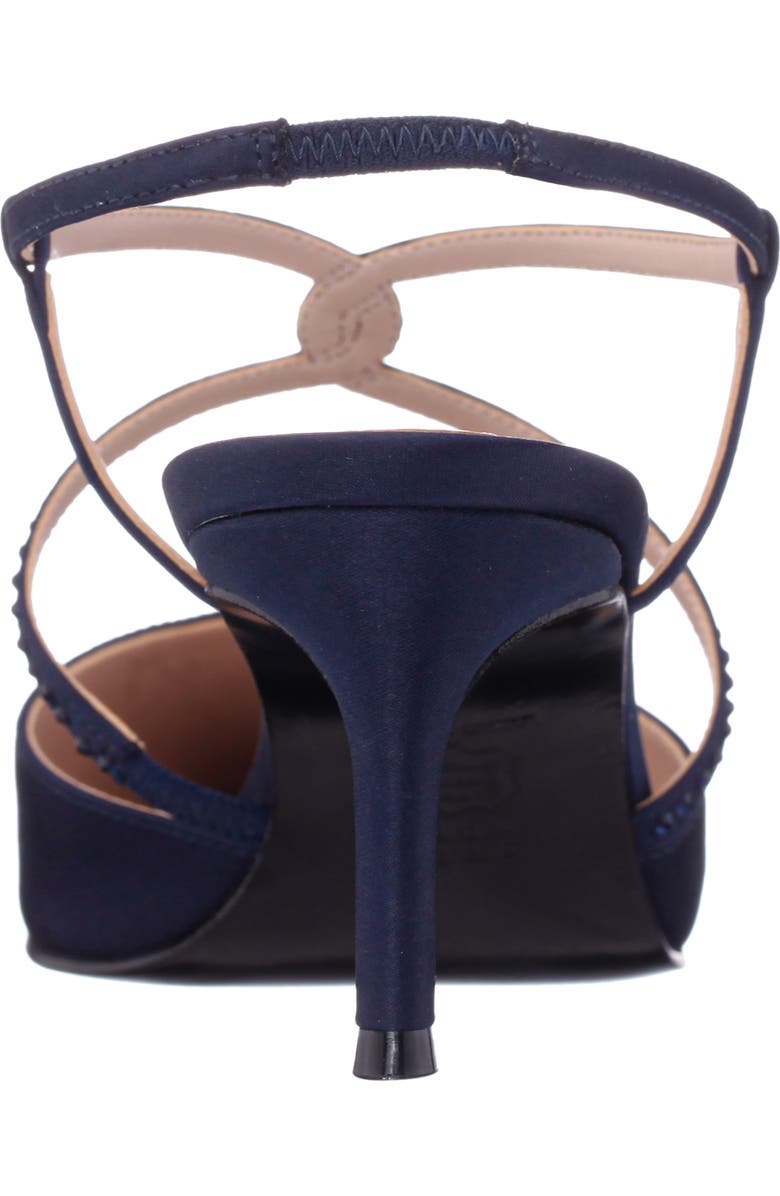 Nina Nichele Pointed Toe Pump, Alternate, color, Navy