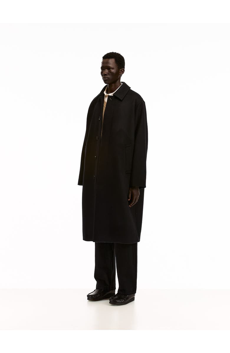 vowels Overcoat, Alternate, color, Black