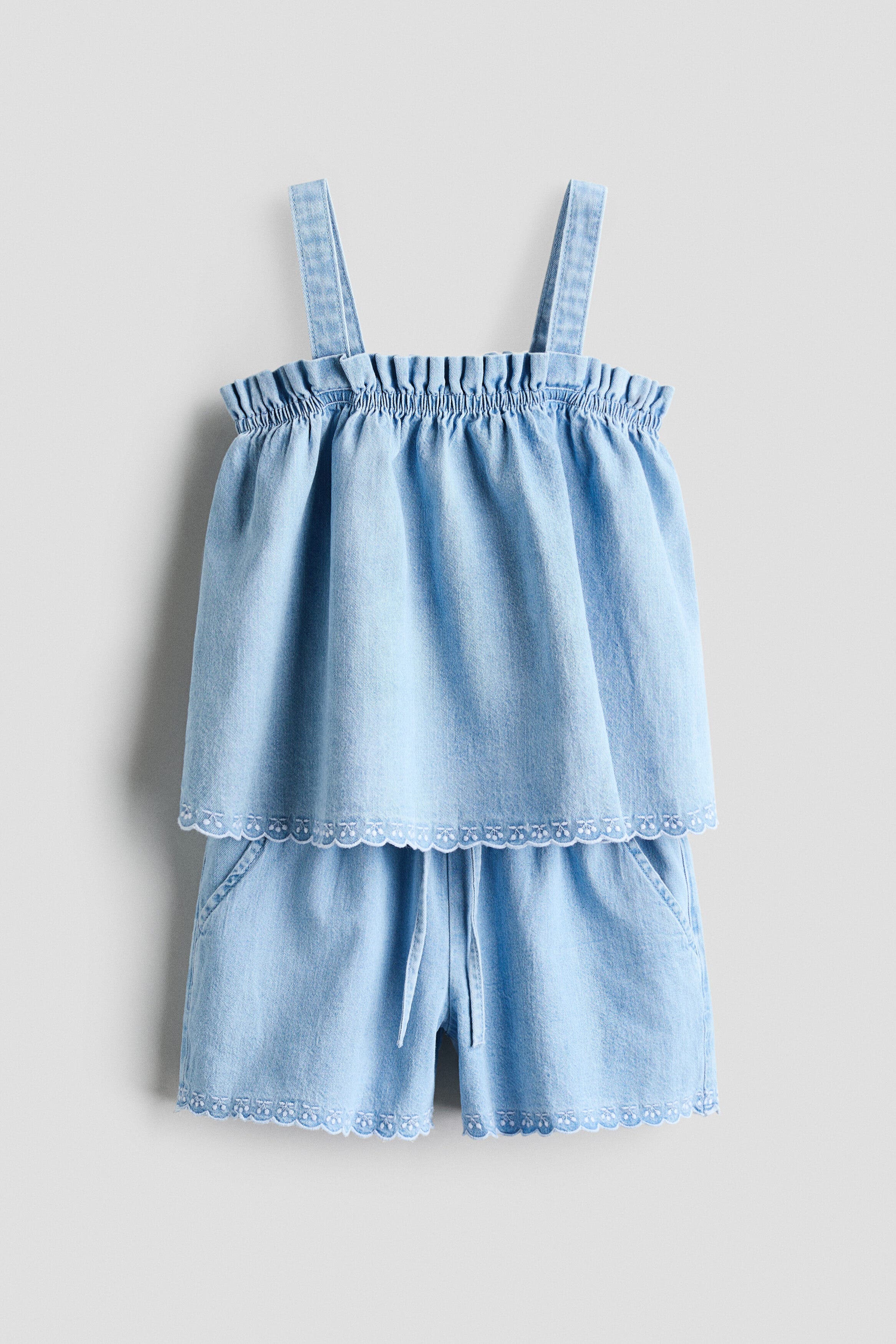 selected Light denim blue
