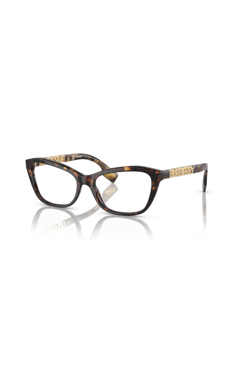 Burberry 52mm Cat Eye optical glasses, Main, color, Brown