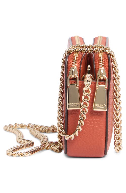 Kate Spade New York Taylor Pebbled Leather Double Zip Crossbody Bag