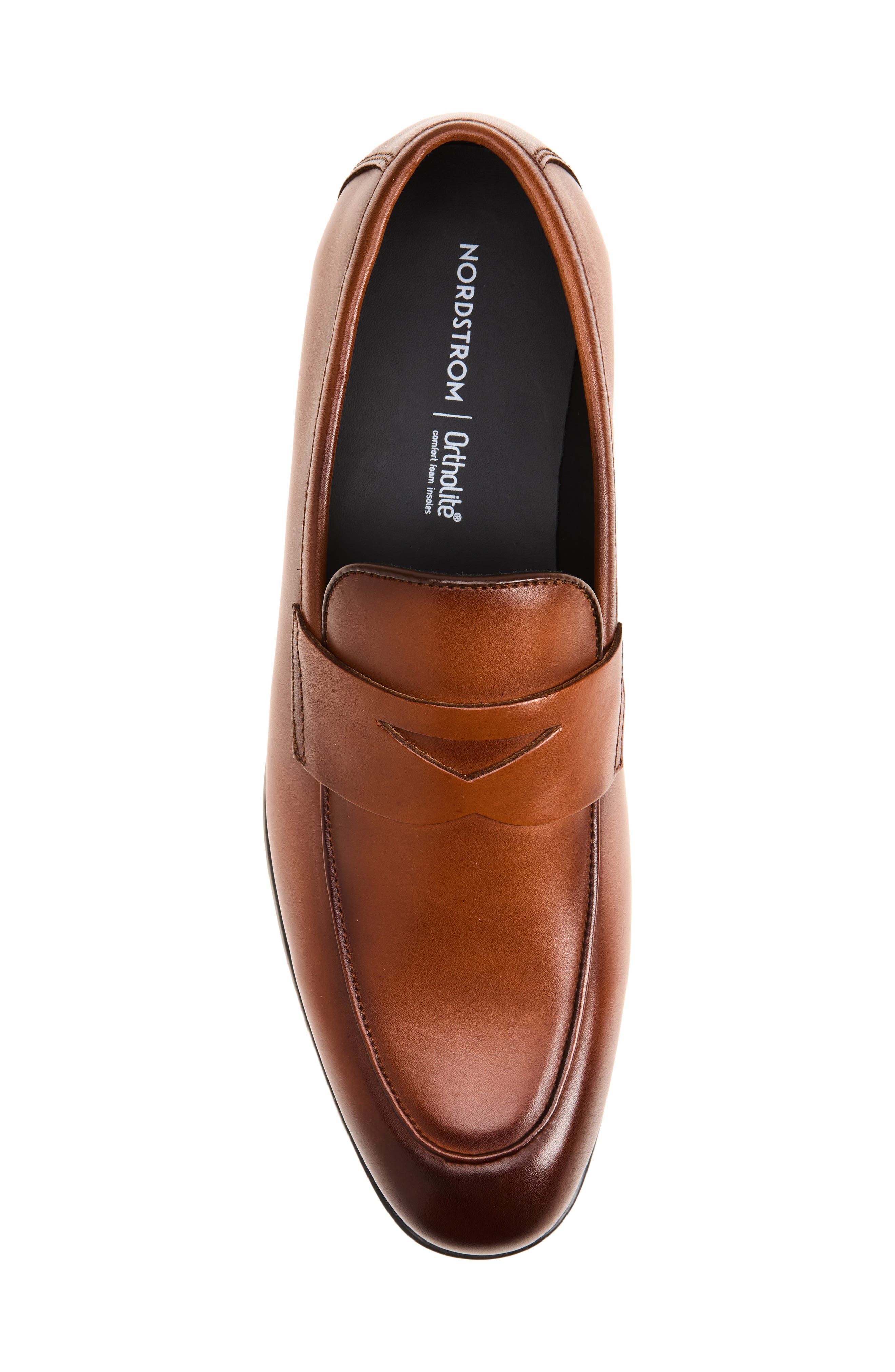 Finley Penny Loafer, Alternate, color, BROWN OCHRE