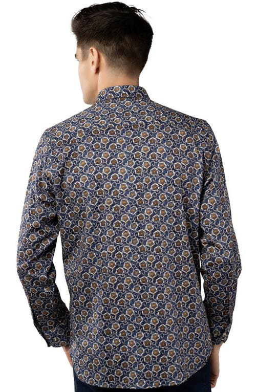 Luchiano Visconti Floral Shirt In Multi