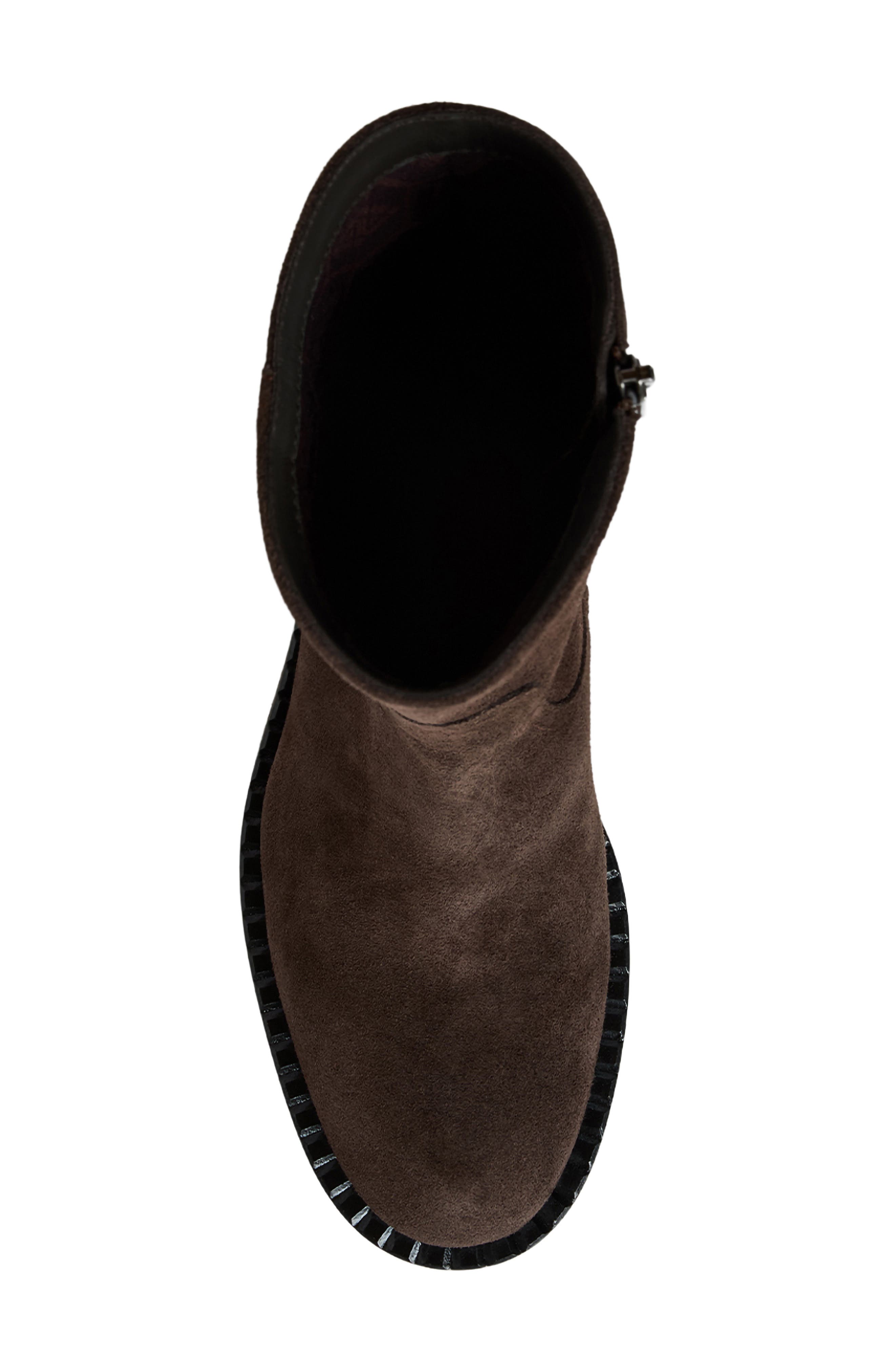 Georgetta Weatherproof Leather Boot, Alternate, color, ESPRESSO SUEDE