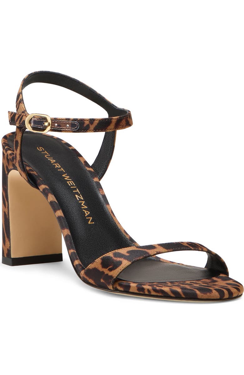 Stuart Weitzman Babette 85 Ankle Strap Sandal, Main, color, Classic