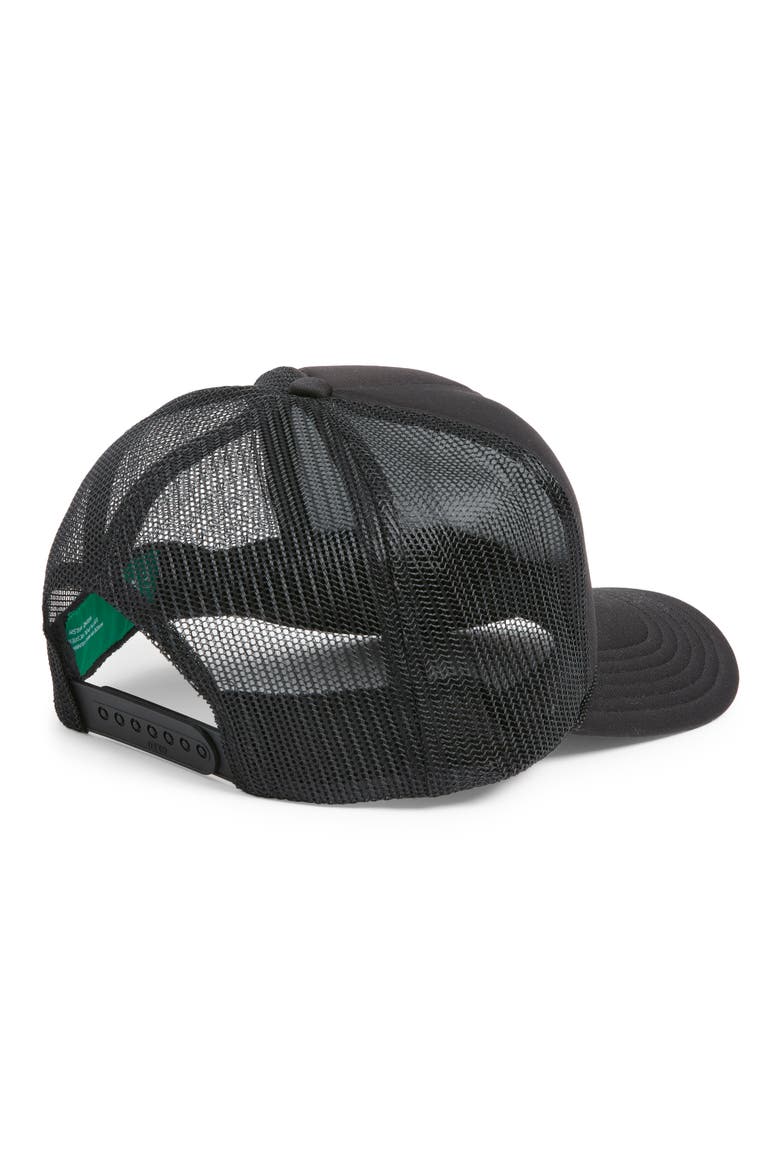 Third Eye Trucker Hat, Alternate, color, BLACK