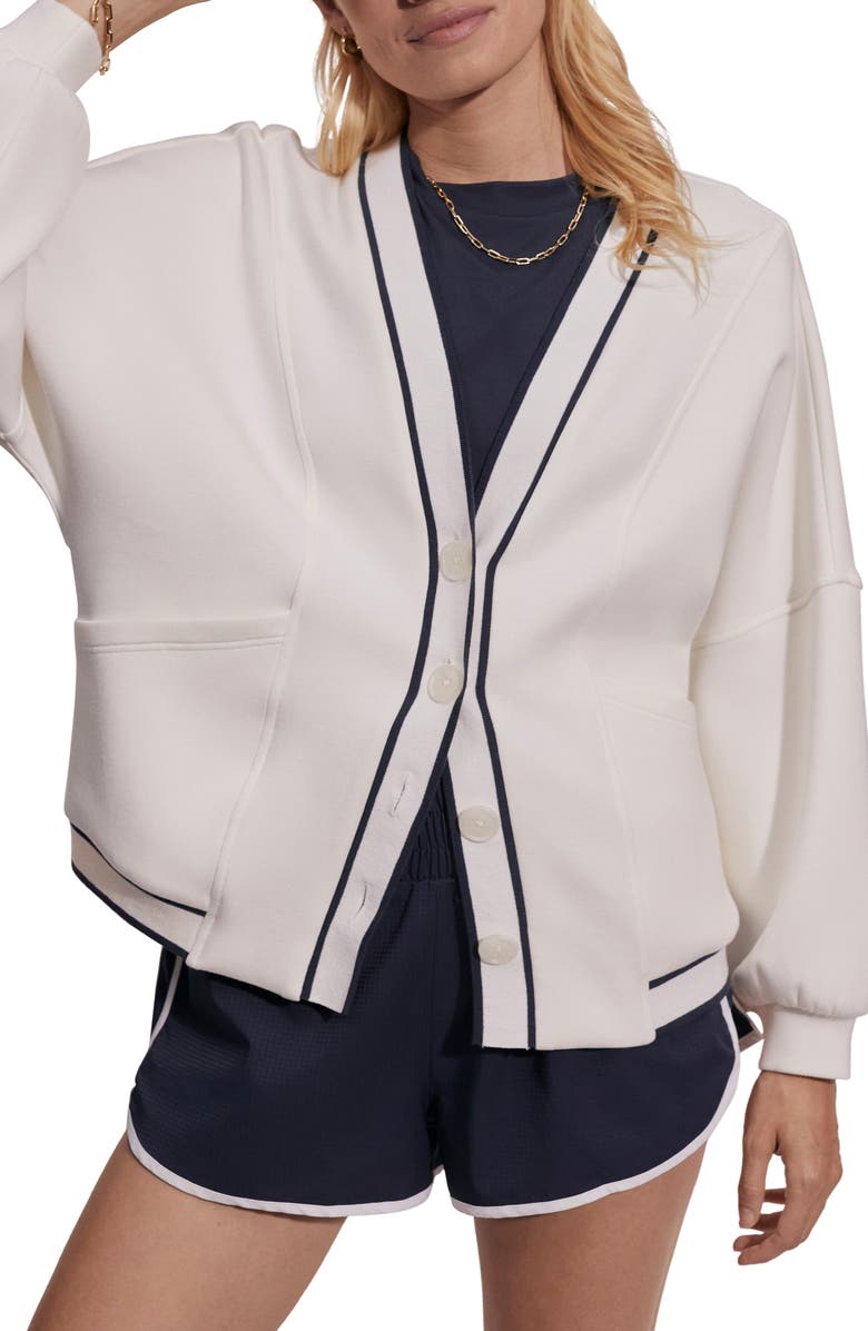 Varley Decker Off Court Sweatshirt Cardigan, Main, color,