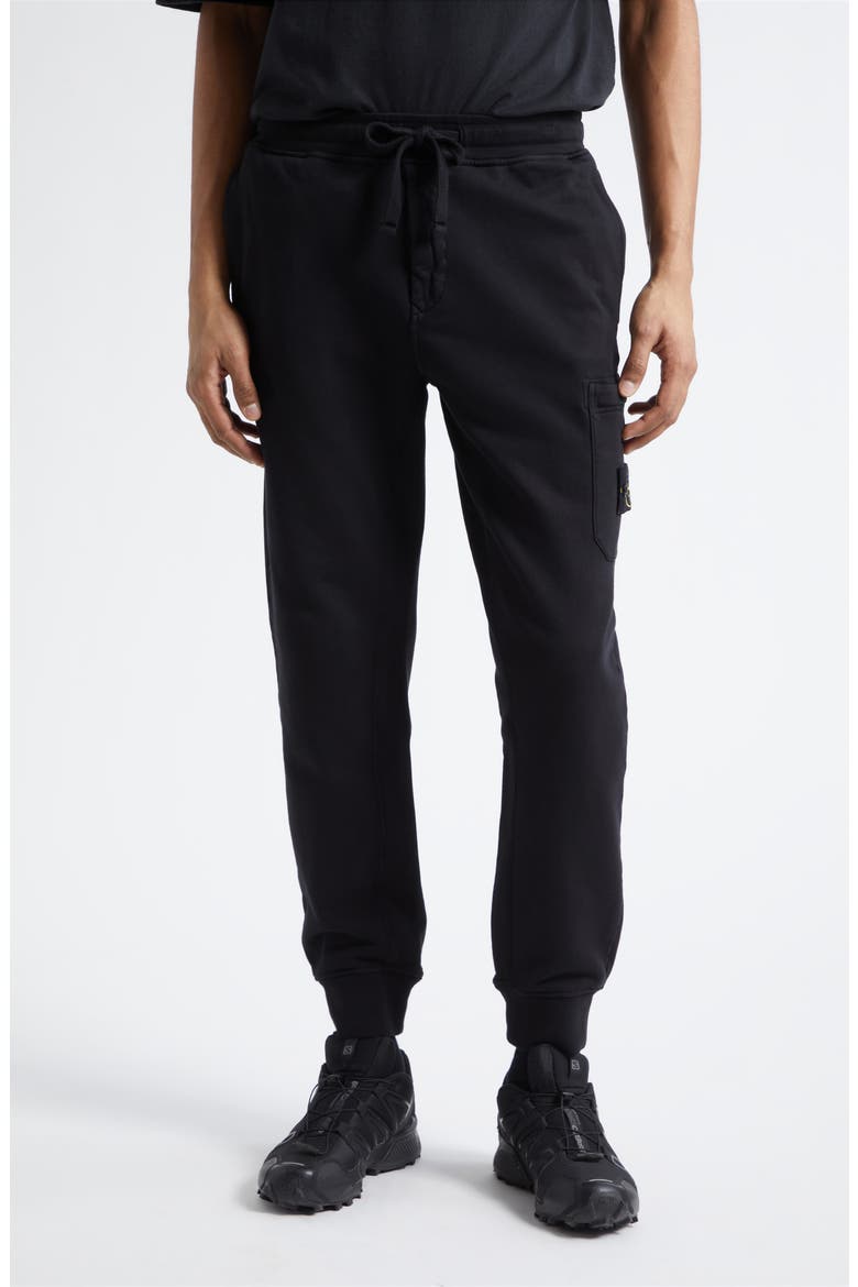 Cotton Sweatpants, Main, color, BLACK