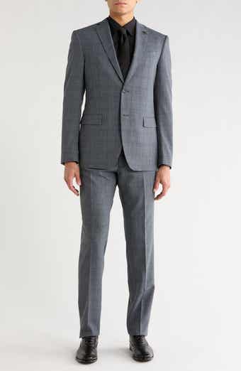 Plaid Two Button Suit