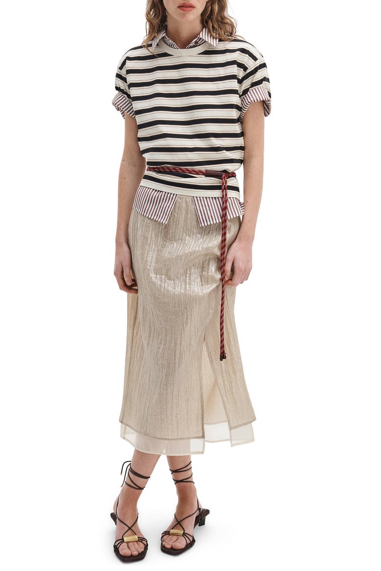 Kelly Stripe Boxy T-Shirt, Alternate, color, CREAM MULTI
