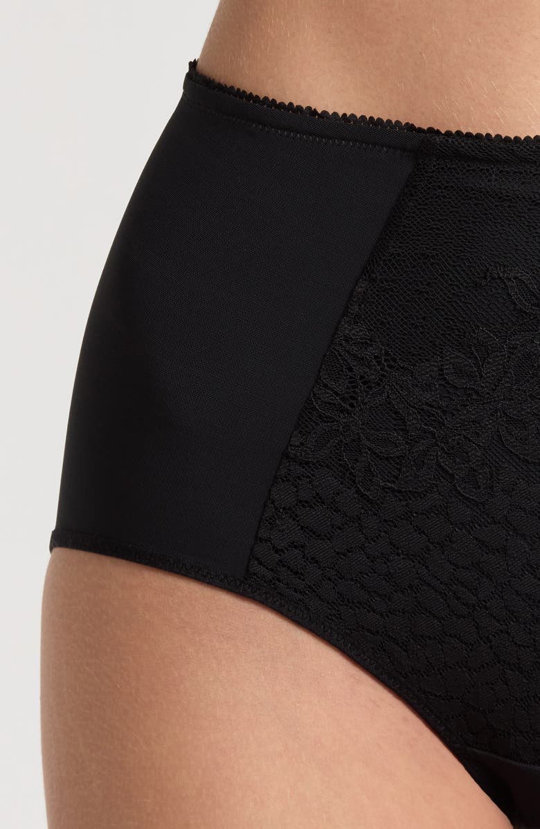 Chantelle Lingerie Maris High Waist Support Briefs, Alternate, color, Black