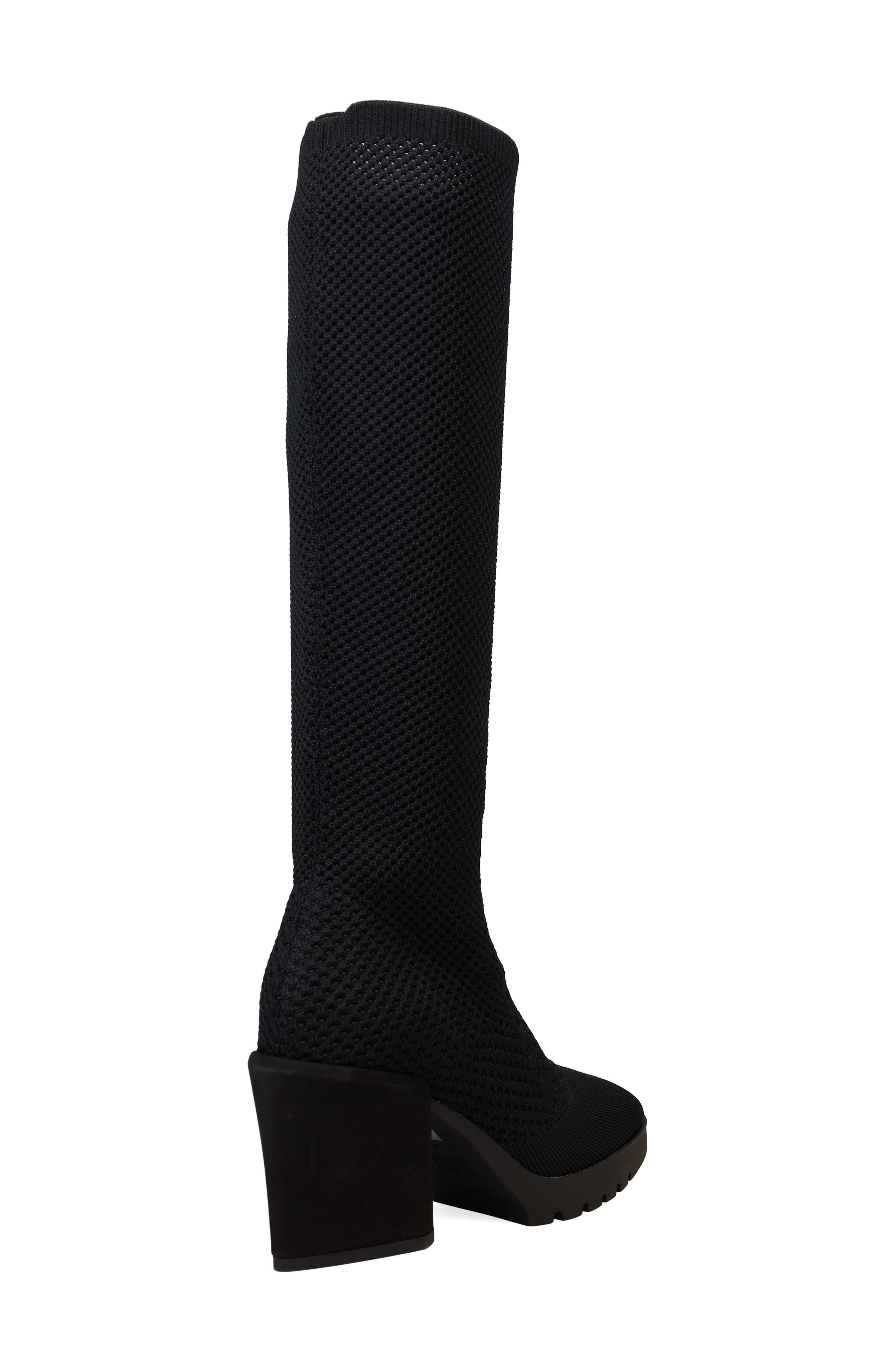 Eileen Fisher Syd Stretch Knee High Boot, Alternate, color, Black