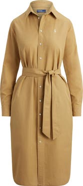 Polo Ralph Lauren Long Sleeve Linen Shirtdress