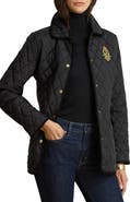 Lauren Ralph Lauren Quilted Crest Snap Front Jacket