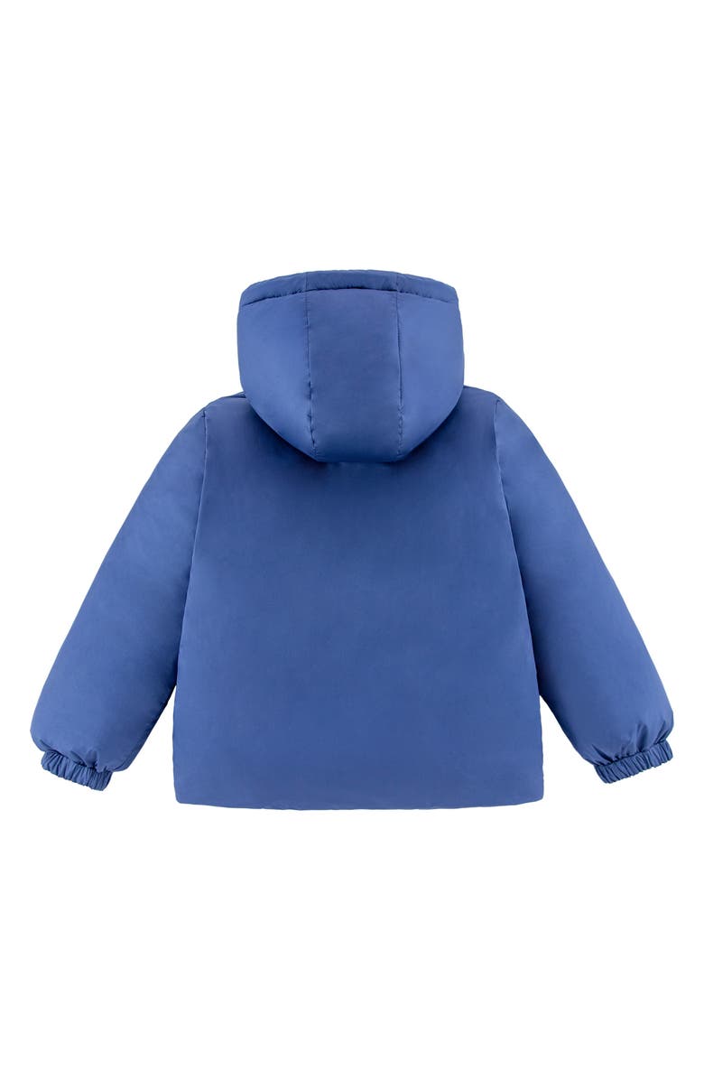 CALONIE Kids' Alex Reversible Down Hooded Puffer Jacket, Alternate, color, Blue